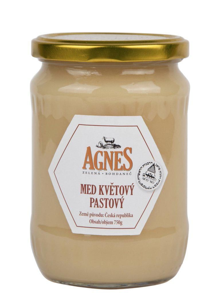 Agnes Med květový pastový 750g