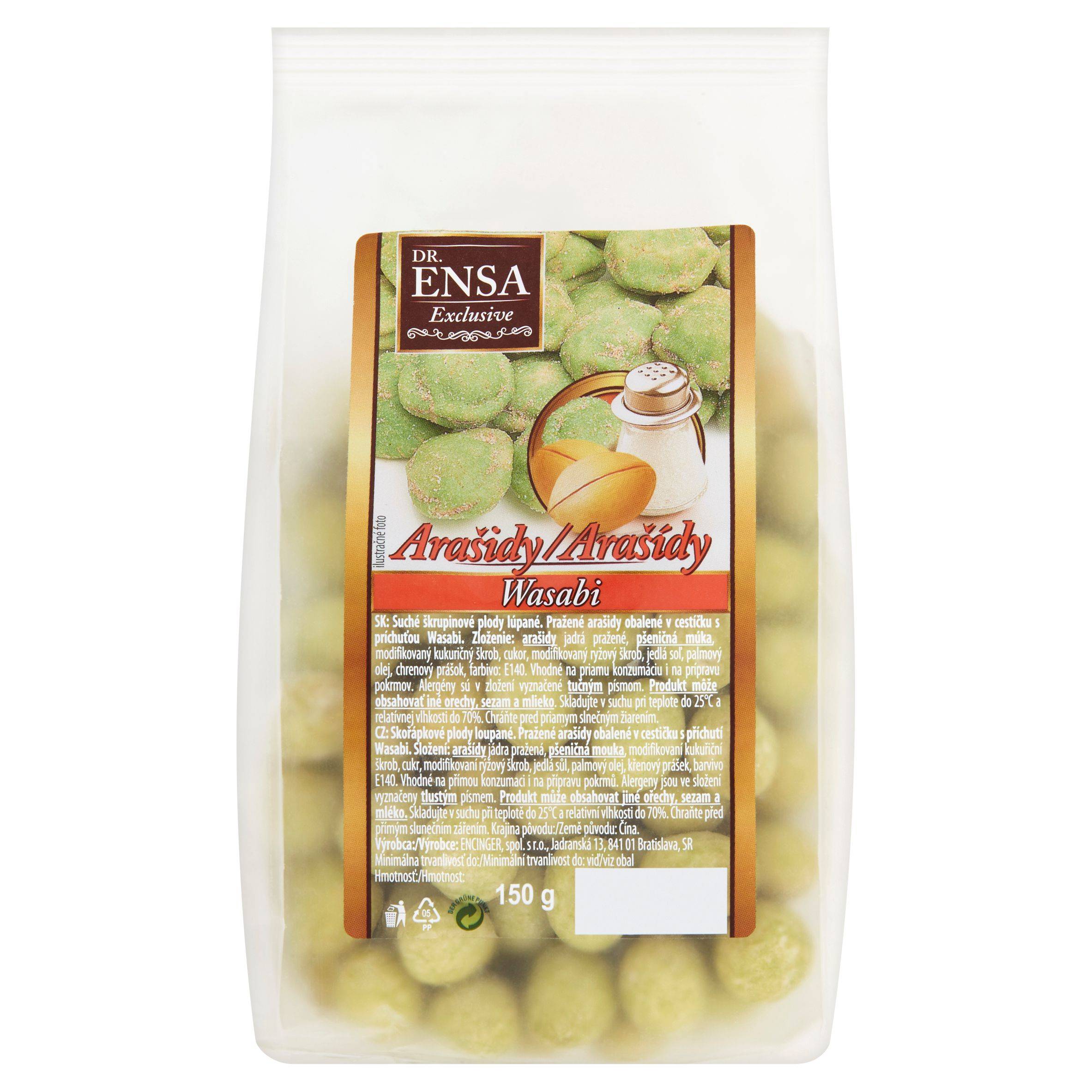 Dr.Ensa Exclusive Arašídy wasabi 150 g