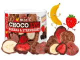 Mixit Křupavé banánky a jahody v čokoládě 150g