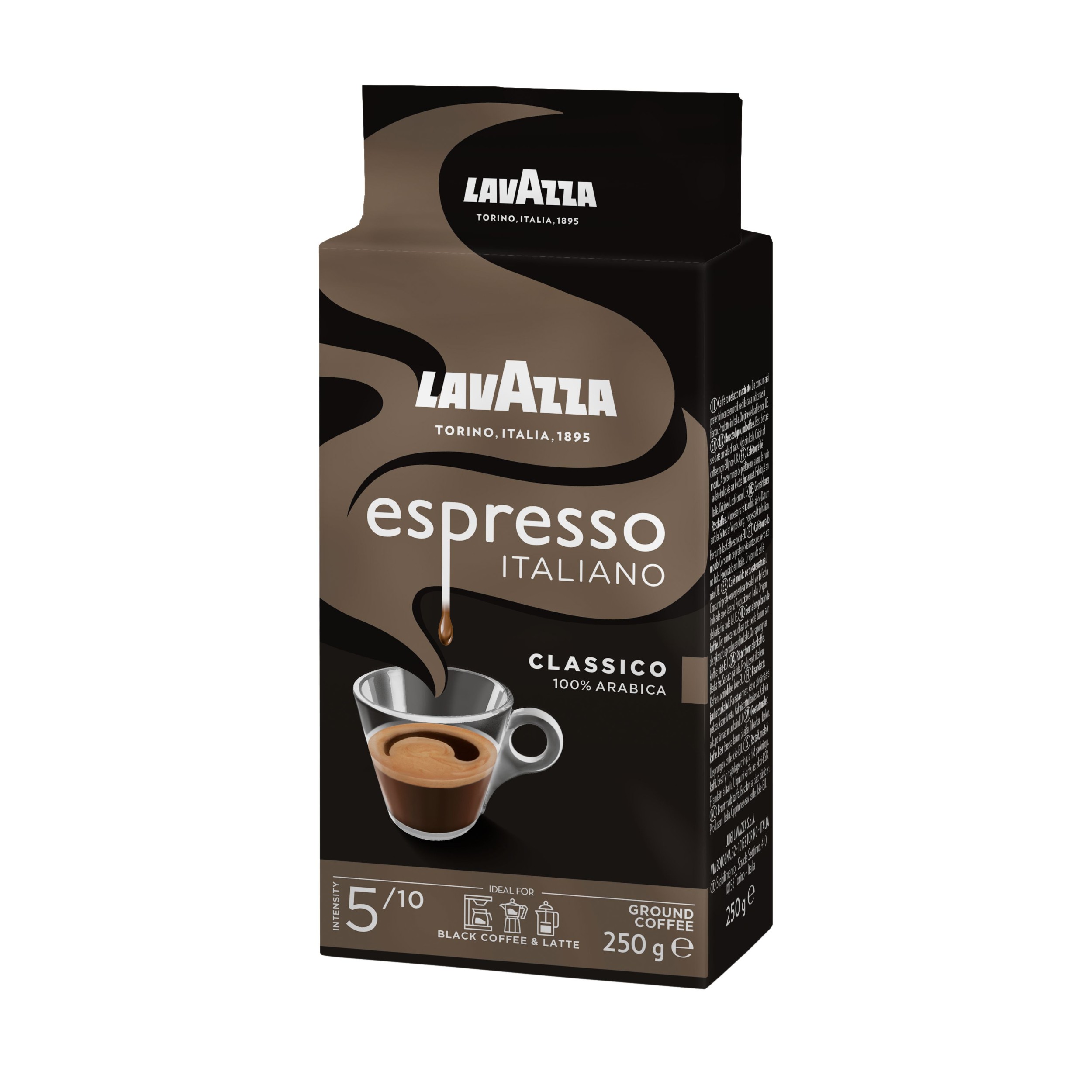 Lavazza Caffè Espresso pražená mletá káva 250g
