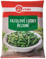 Váš Výběr Fazolové lusky řezané mražené 450g