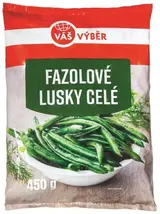 Váš Výběr Fazolové lusky celé mražené 450g