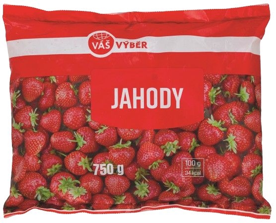 Váš Výběr Mražené jahody 750 g