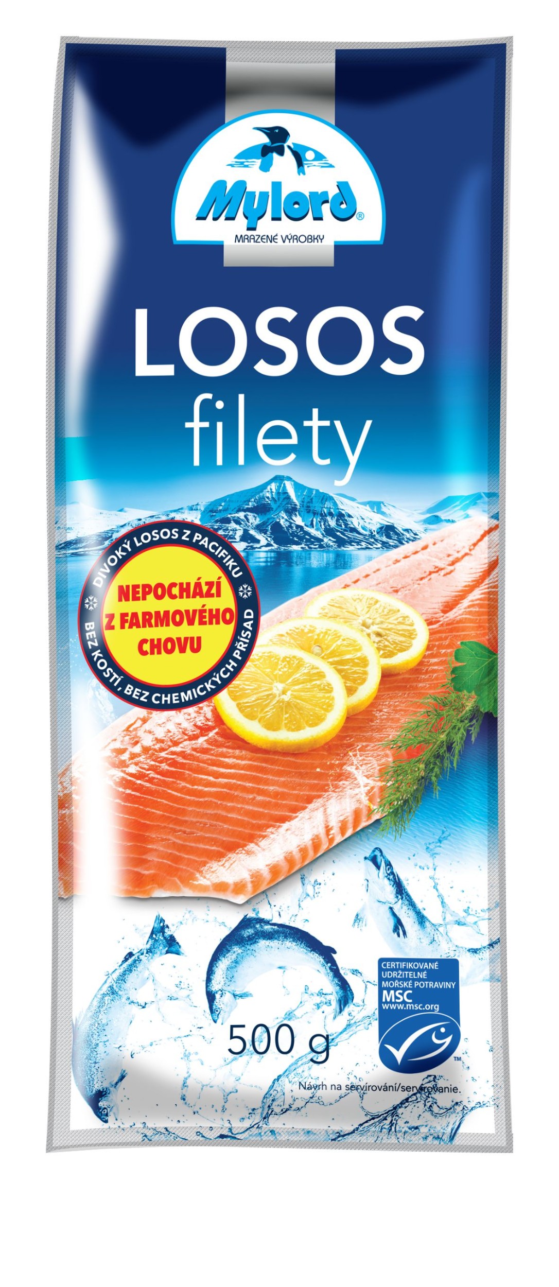 Mylord Filety z lososa Gorbuša mražené 500 g