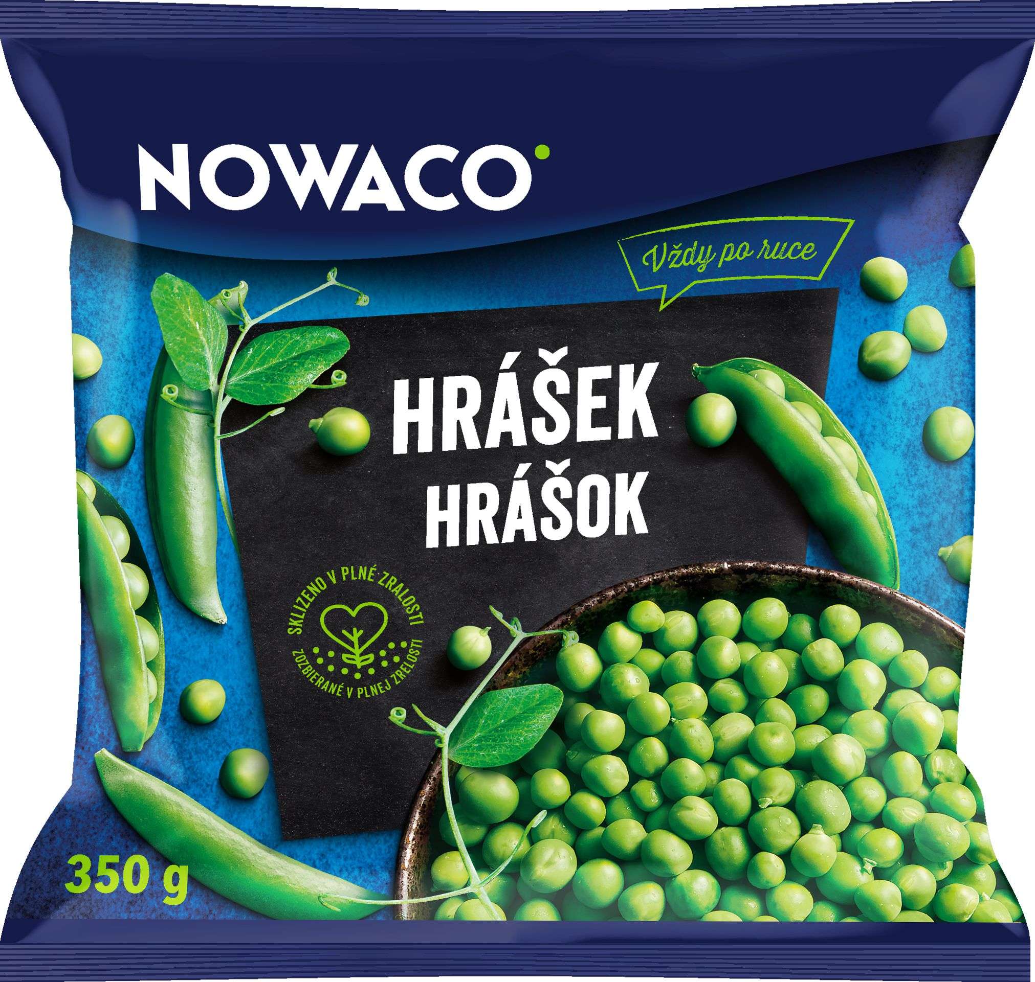 Nowaco Hrášek mražený 350g
