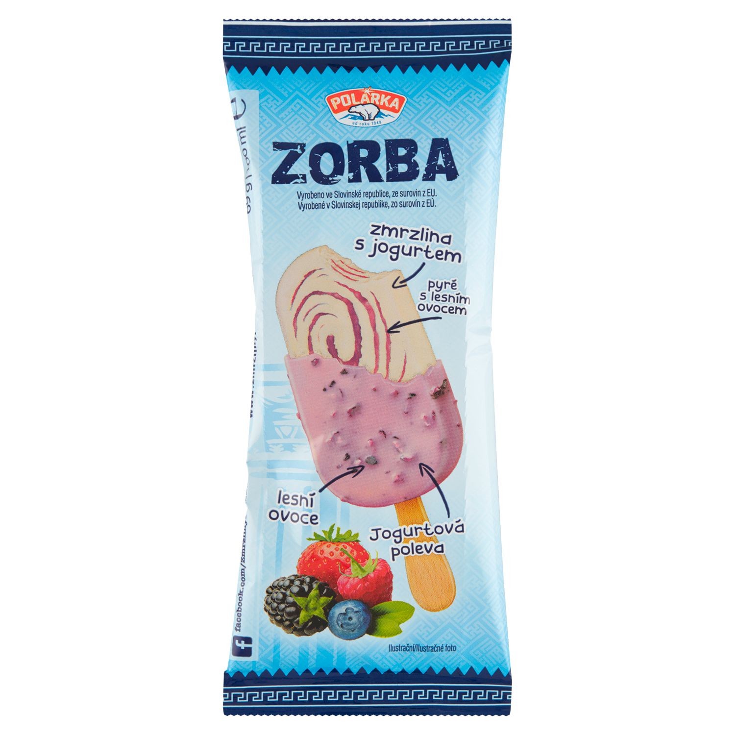 Polárka Zorba Zmrzlina s jogurtem a lesním ovocem 100 ml