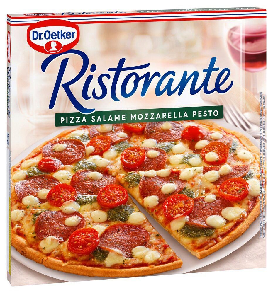 Dr.Oetker Ristorante Pizza Salame Mozzarella Pesto mražená 360g