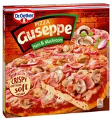 Dr.Oetker Guseppe Ham & Mushroom pizza mražená 425 g
