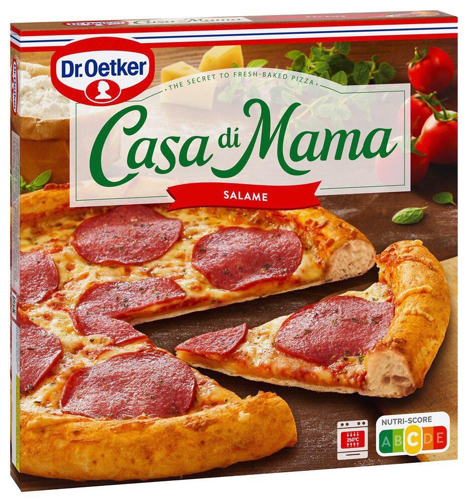 Dr.Oetker Casa di Mama Salame pizza mražená 390 g