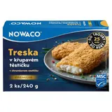 Nowaco Treska v křupavém těstíčku MSC Premium mražená 240g