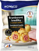 Dobroty Babičky Kláry Bramborové knedlíky s uzeným masem mražené 680 g