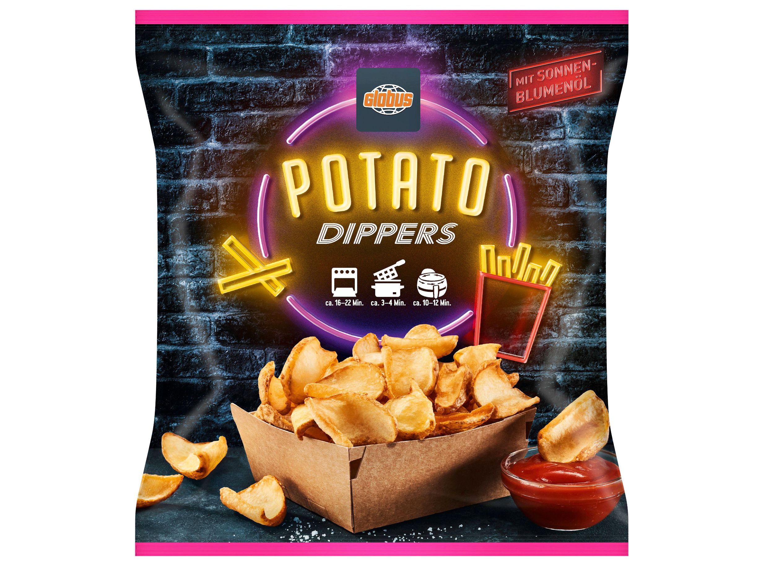 Potato Dippers Bramborové lupínky mražené 600 g