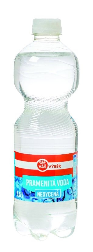 Váš výběr pramenitá voda neperlivá 0,5L