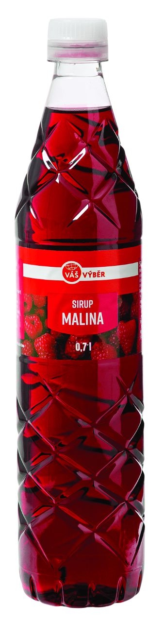 Váš Výběr Sirup s příchutí maliny