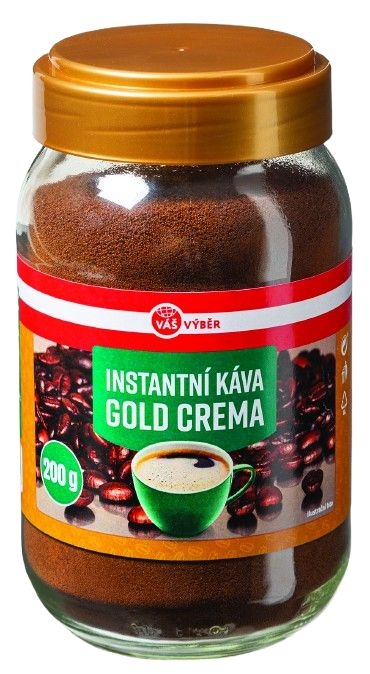 Váš Výběr Instantní káva GOLD CREMA 200g