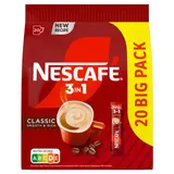 Nescafé 3in1 Classic instantní káva 20 sáčků 330g