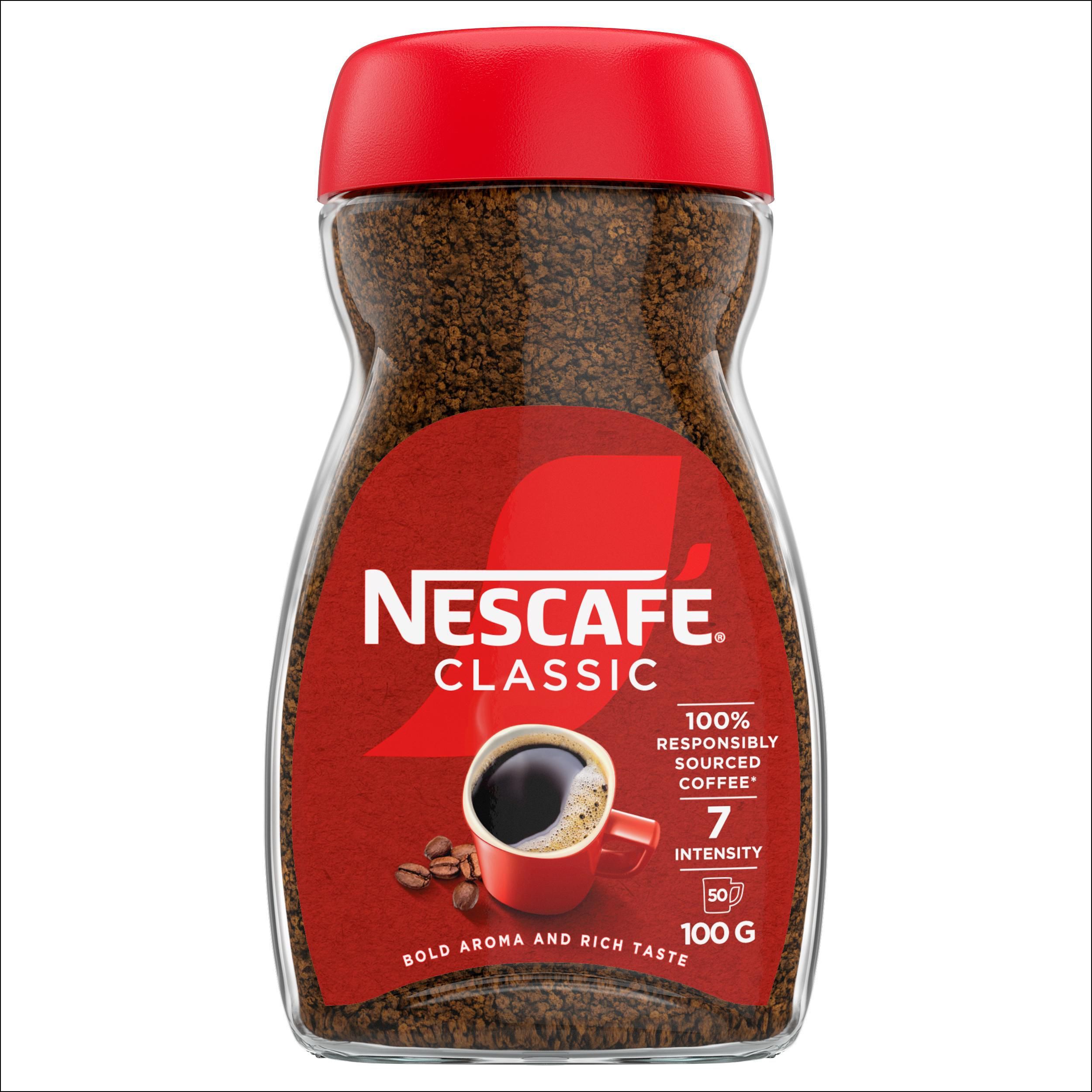 Nescafé Classic, rozpustná káva, 100 g