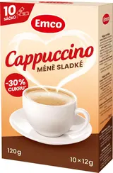 Emco Cappuccino méně sladké 10x12 g