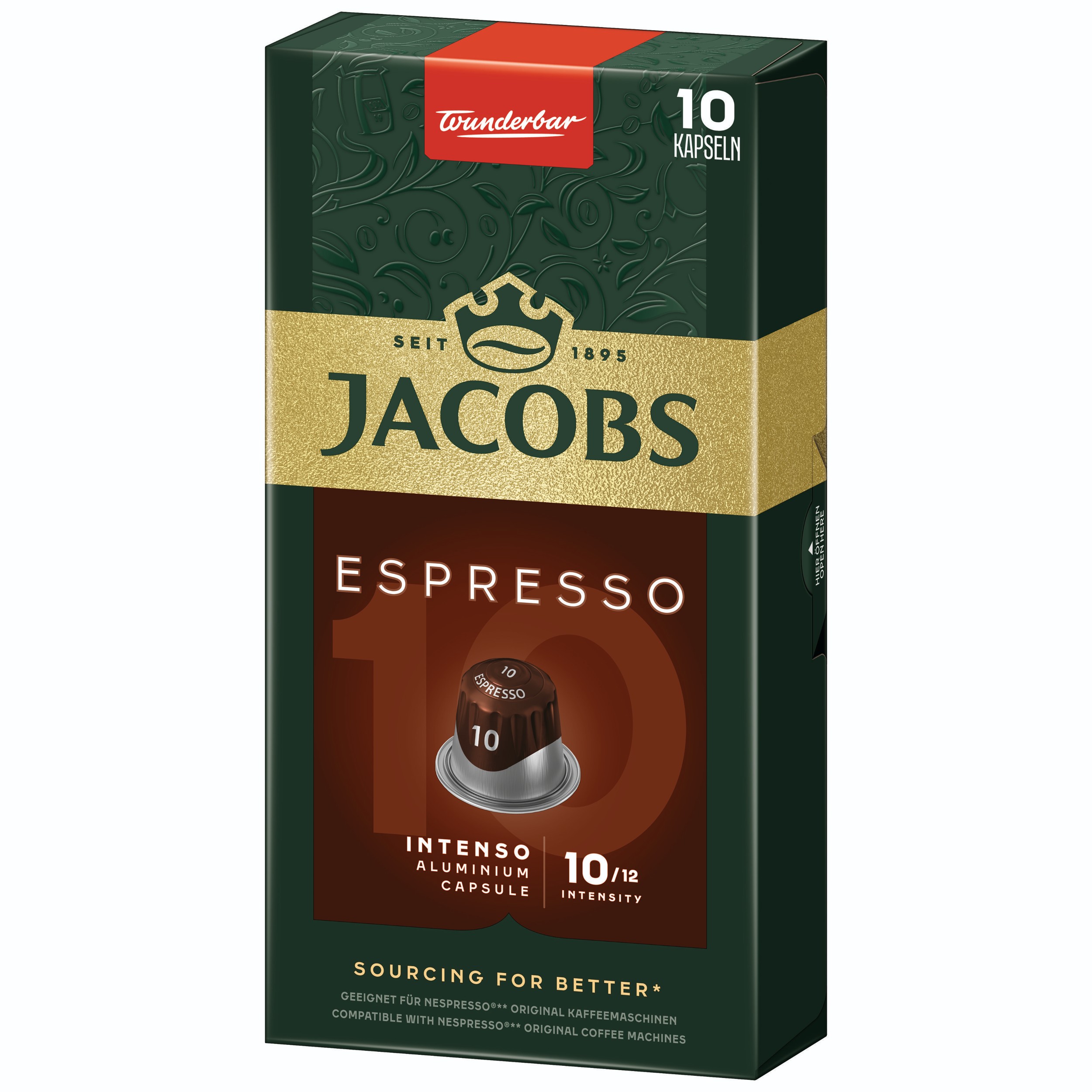 Jacobs Espresso Intenso Intenzita 10 10 ks
