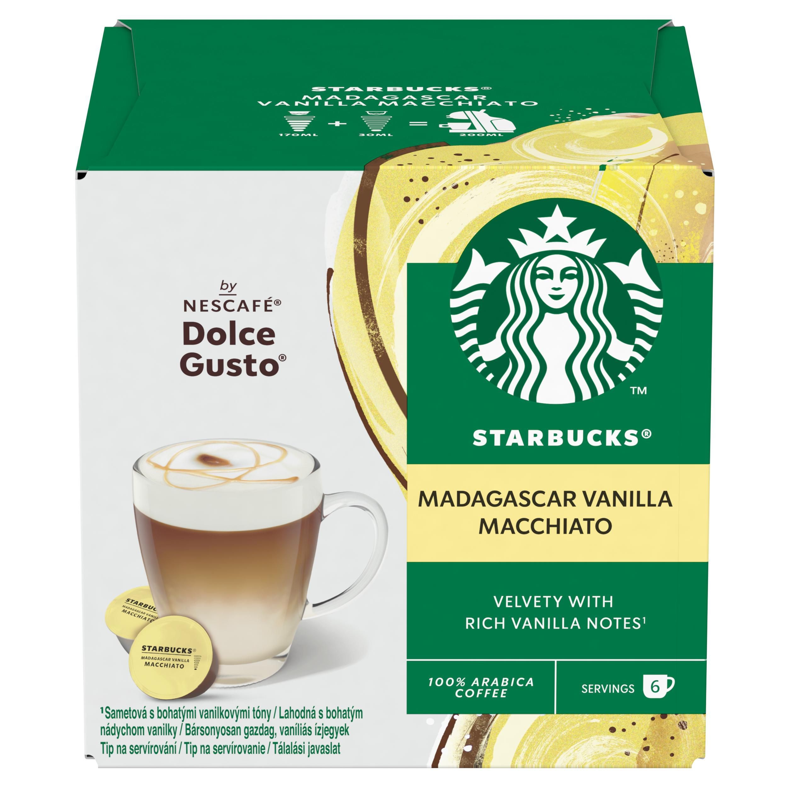 Starbucks Vanilkové Latte Macchiato Kávové kapsle 12ks