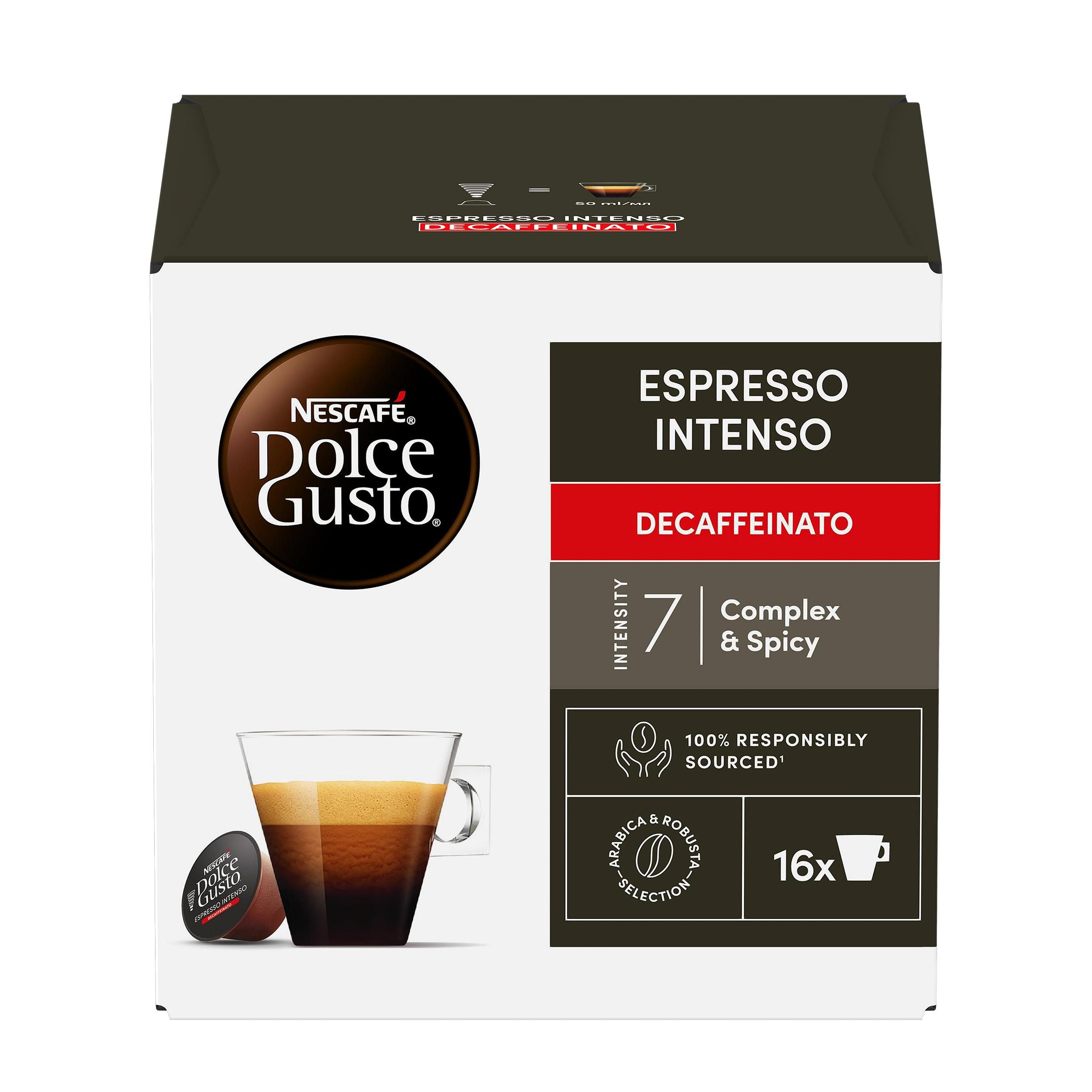 Nescafé Dolce Gusto Espresso Decaffeinato kávové kapsle bez kofeinu 96g 16 ks