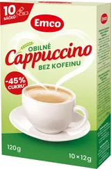 Emco Cappuccino obilné bez kofeinu 10x12g