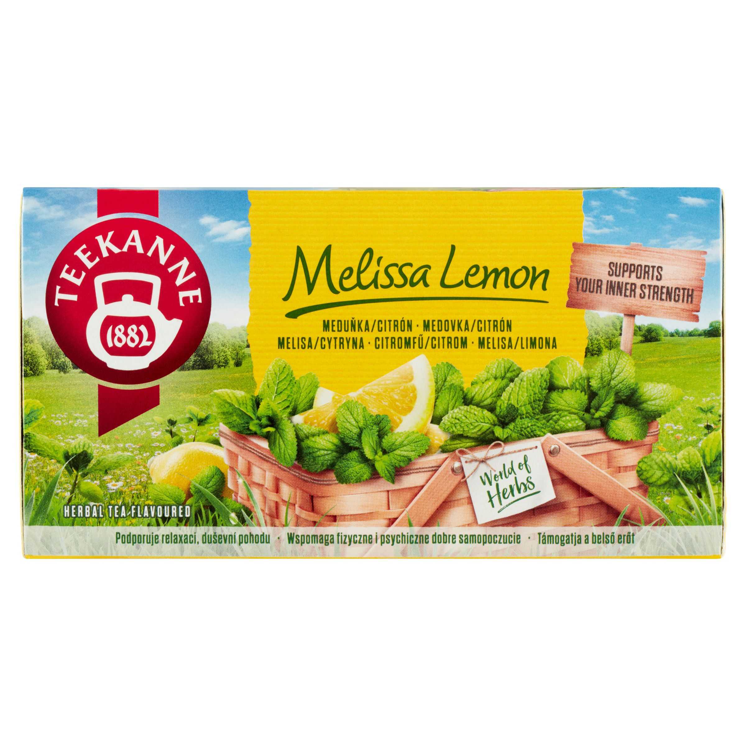 Teekanne Melisa lemon, bylinný čaj 20x1,5 g