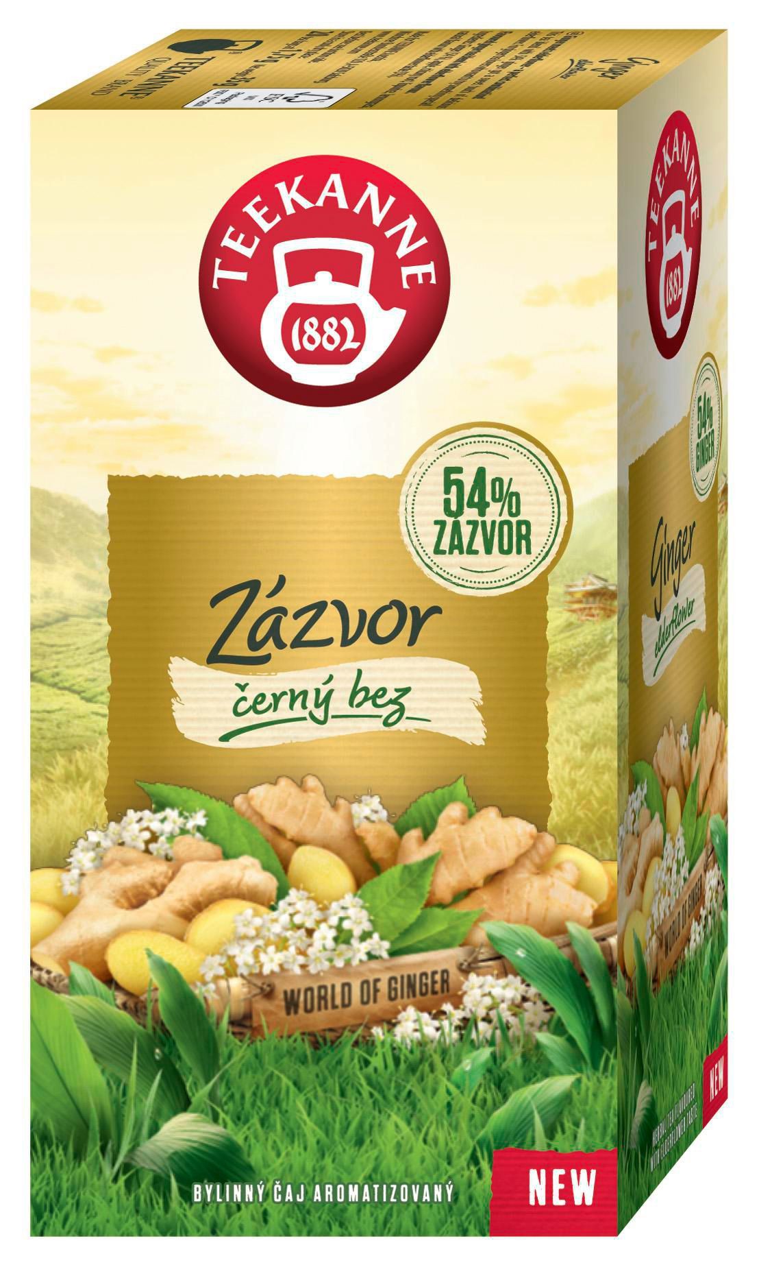 Teekanne World of Ginger Zázvor Černý bez