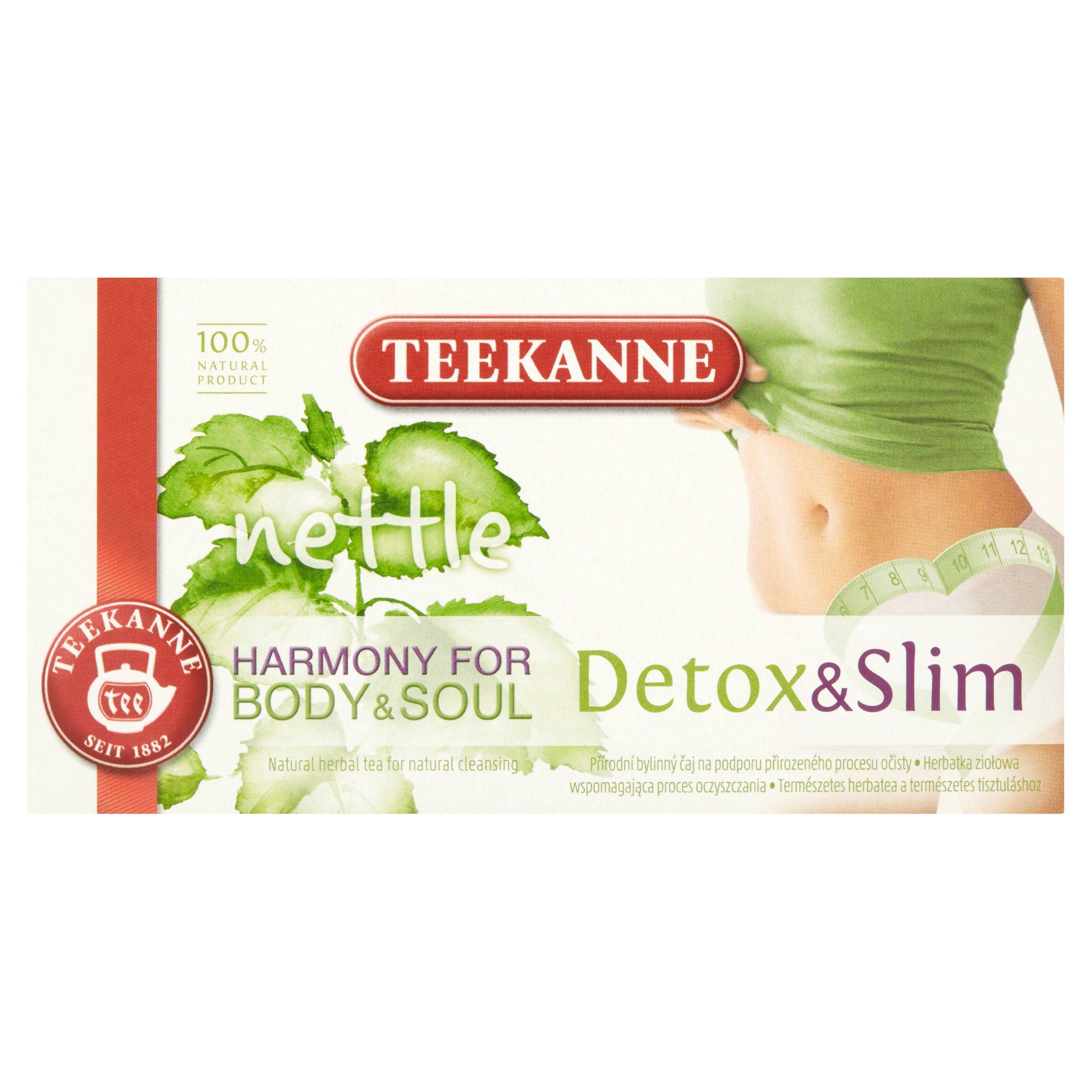 Teekanne Detox & Slim, bylinný čaj se zeleným čajem 20x1,6 g