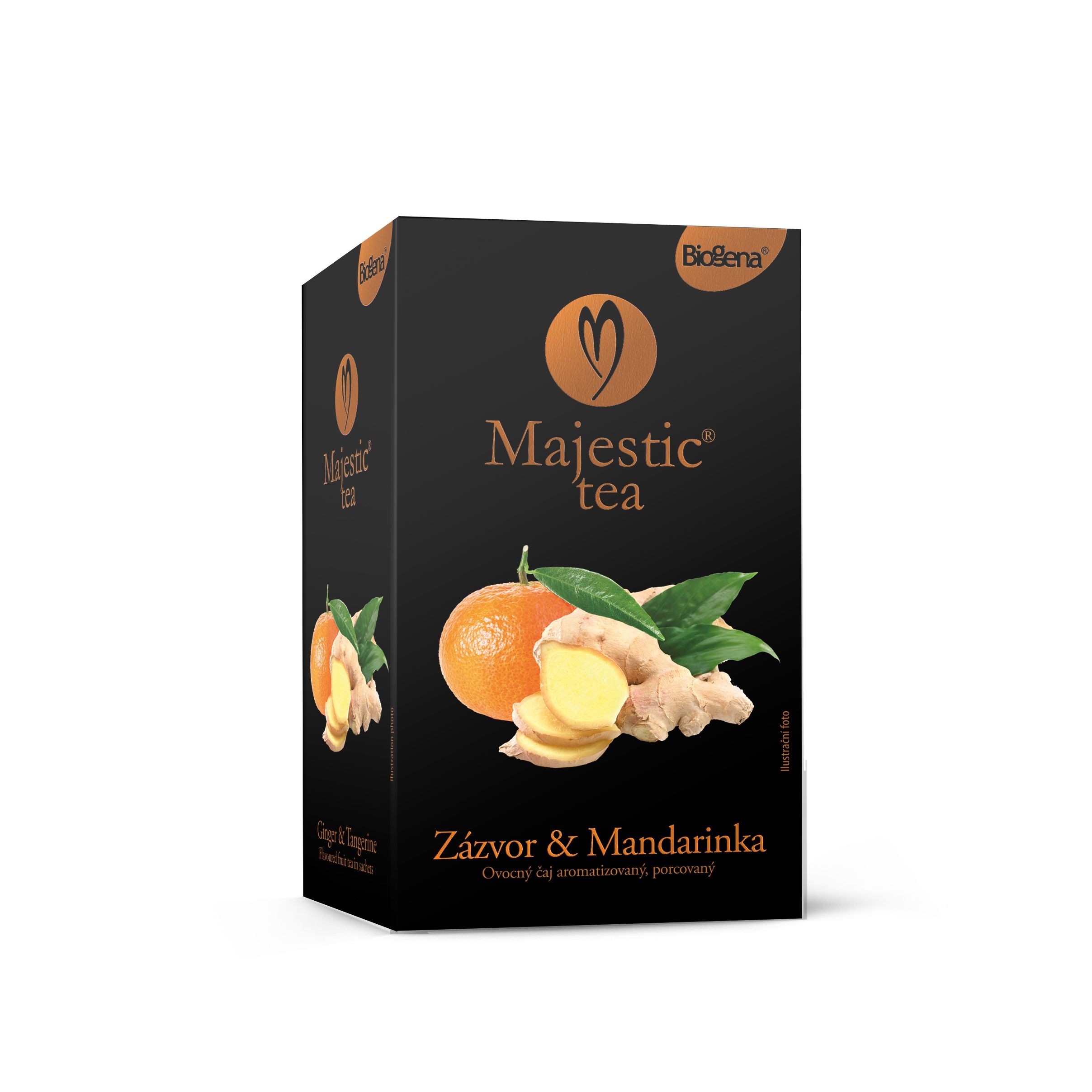 Majestic Zázvor&mandarinka 20 x 2,5 g