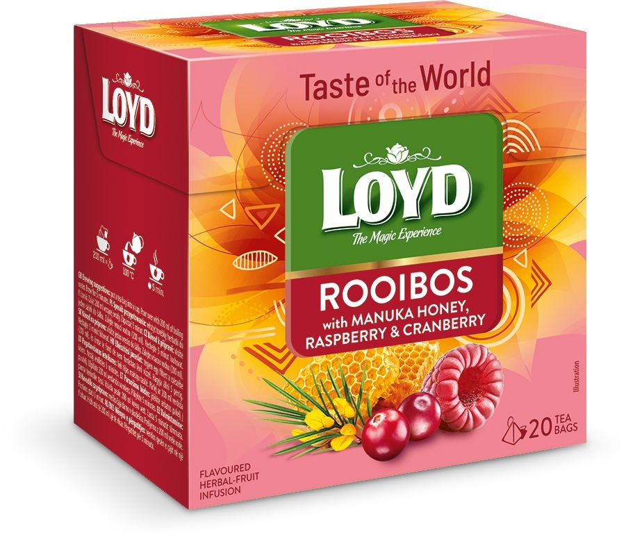 Loyd pyramida WORLD Rooibos & Manuka 20x1,7g