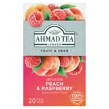 Ahmad Tea Malina & broskev ovocný a bylinný čaj 36g 20ks