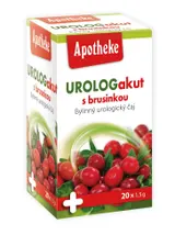 Apotheke Čaj Urolog akut s brusinkou 20x1,5g