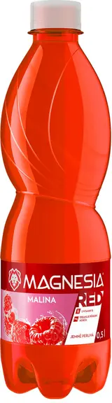 Magnesia Red Malina jemně perlivá 0,5 l