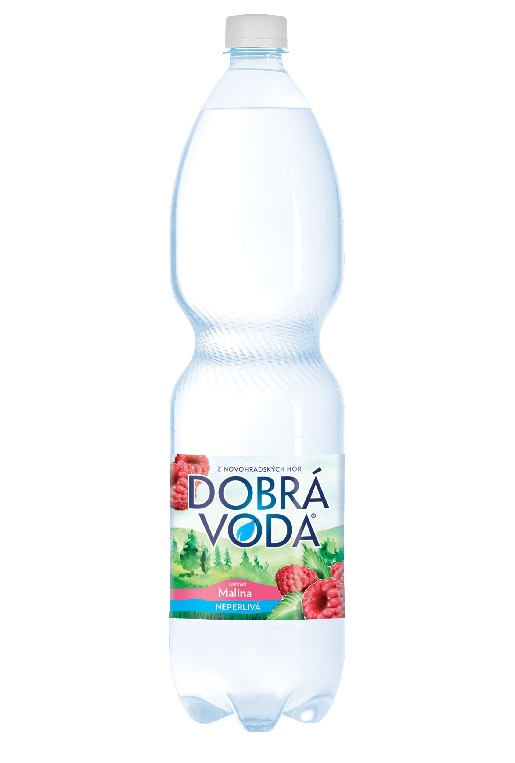 Dobrá Voda Neperlivá s příchutí malina 1,5 l
