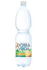 Dobrá Voda Jemně perlivá s příchutí pomeranče 1,5 l