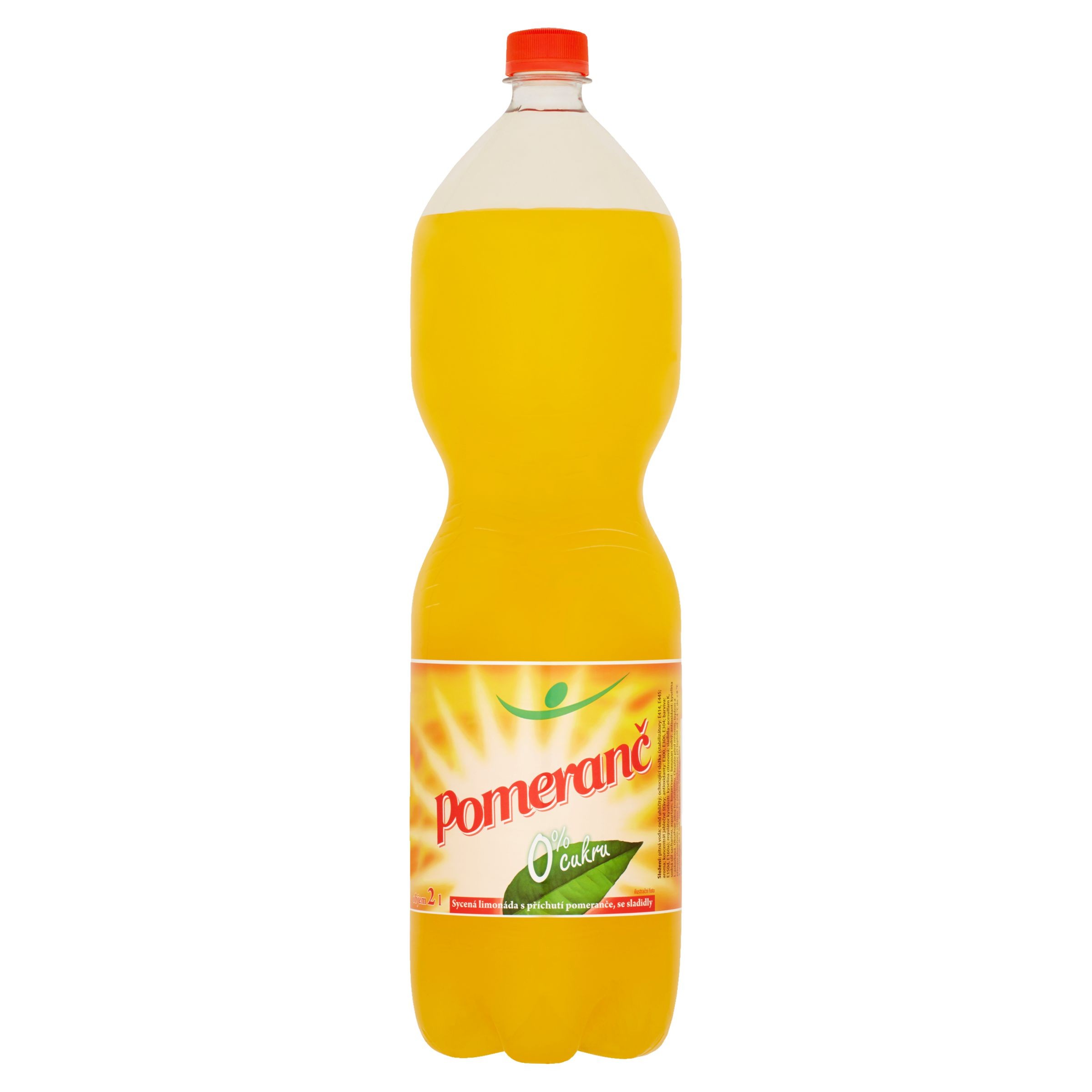 Voda s příchutí pomeranč se sladidly 2 l