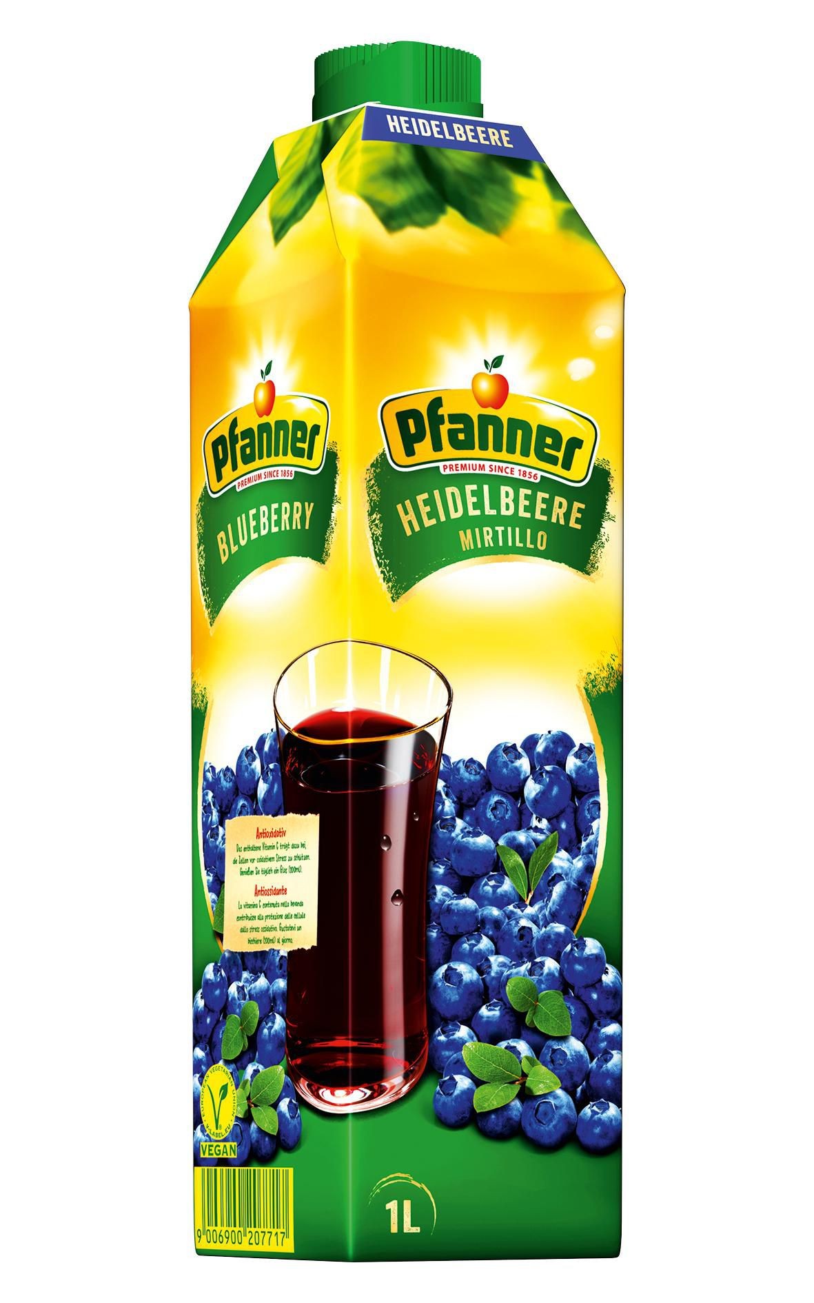 Pfanner Borůvka 20% 1L