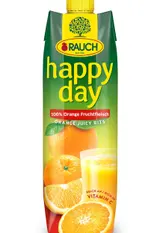 Rauch Happy Day 100% Pomerančová štáva s dužinou vyrobená z koncentrátu džus 1 l