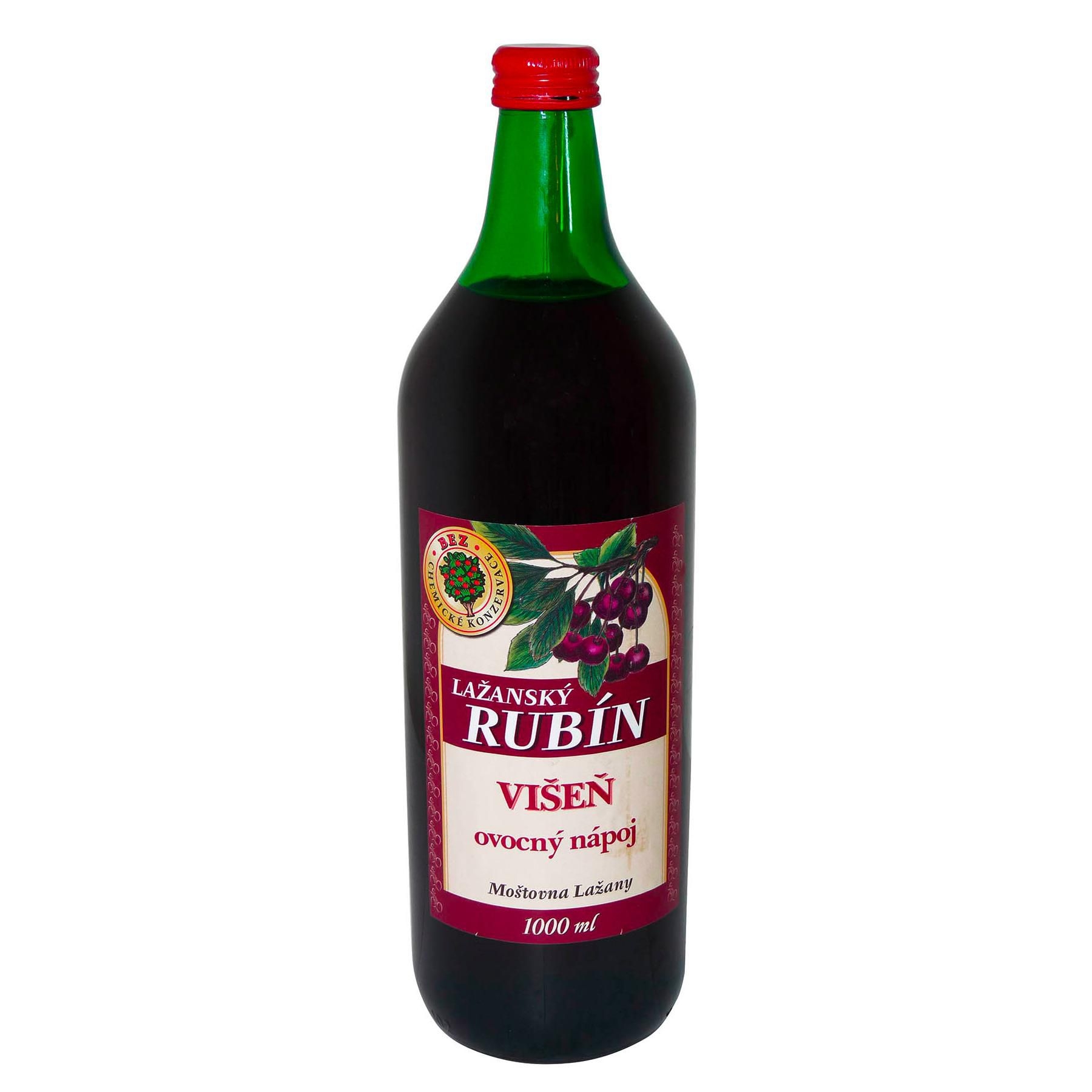 Lažanský Rubín Ovocný nektar jablko s višní 1 l