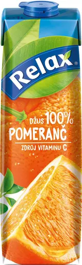 Relax 100% džus Pomeranč 1 l