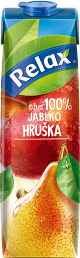 Relax 100% džus Jablko-hruška 1 l