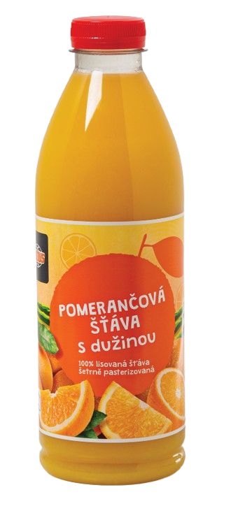 Pomerančová šťáva s dužinou 1l