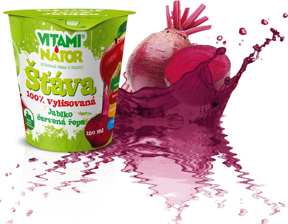 Vitaminátor 100% šťáva jablko-červená řepa 150ml