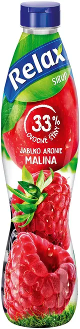 Relax Malina ovocný sirup 0,7 l