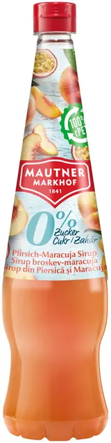 Mautner Markhof Sirup 0 % cukr broskev-maracuja 0,7 l