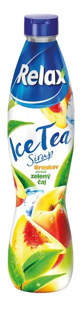 Relax Sirup Ice Tea Broskev & Zelený čaj 0,7l
