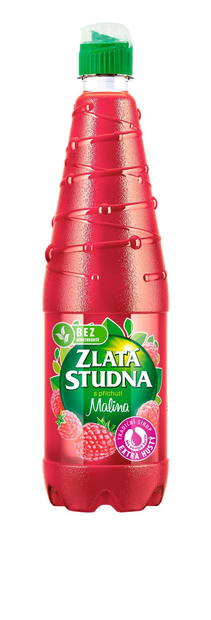 Zlatá studna sirup malina 0,7l