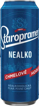 Staropramen Nealko pivo nealkoholické světlé 0,5 l