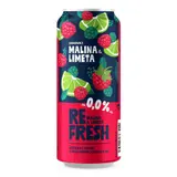 REFRESH MALINA & LIMETA 0,5 L PLECH